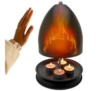 Estufa Calentador de Horno para Velas de Té Diseño Creativo y con Gran | Calentador de Doble Pared para Velas de Té Adecuado para en el Hogar, Dormitorio, Comedor y Jardín