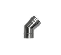 ESTUFA CODO PELLET INOX 80 45º