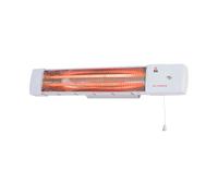 Estufa de cuarzo fm 1502-c 1200w instalación en pared blanco