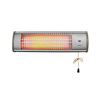 Estufa de cuarzo infiniton hqp-w33 - 3 niveles de potencia - 1500 w gris