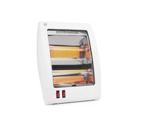 Estufa de cuarzo plana 400-800W, con sistema anti-vuelco, ideal para calefacción rápida y segura en espacios reducidos.