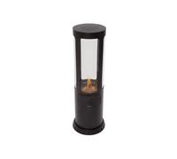 Estufa de etanol diseño de torre en acero negro Purline BESTFIRE CLASSIC Black Bioetanol Liquido Purline