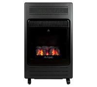 Estufa de gas decorativa Nórdica (1,9 kW - 3,4 kW, Gris oscuro)