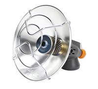 Estufa de gas portátil, calefactor con encendido eléctrico, calefacción de gas para camping, aire libre, avaro de gas para camping, pesca, terraza, exterior, incluye caja de almacenamiento (sin