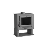 Estufa de leña bea eco0 eco de 11kw para estancias de 101 a 150m2