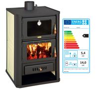 Estufa de Leña Caldera Horno Cocina 5.4 + 14 kw - Prity FG W15