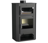 Estufa de leña con horno bea eco14 11,3 kw