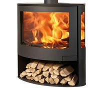 Estufa de leña Iris (7,8 kW, Volumen de calefacción: 240 m³, Negro)