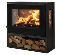 Estufa de leña Java 3V (5,9 kW, Volumen de calefacción: 210 m³, Negro)