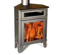 ESTUFA DE LEÑA RINCONERA CON HORNO JUAN PANADERO R5 HORNO MAX 11KW