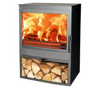 Estufa de leña Saphir (7,1 kW, Volumen de calefacción: 220 m³, Antracita)