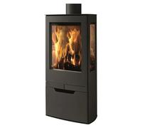 Estufa de leña Zinc (7,9 kW, Volumen de calefacción: 240 m³, Negro)