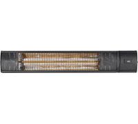 Estufa eléctrica - ok. OPH 206321 ES, Exterior, 2000 W, 3 Niveles de potencia, Soporte pared, Negro