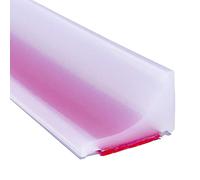 Esufeir 39"/1M Transparente Barrera Agua Ducha,Silicona Umbral Ducha