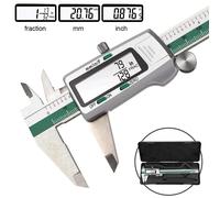 ET50 150mm Calibrador Digital Fracción de Acero Inoxidable/MM/Pulgadas 0,01mm Alta Precisión para Componentes Mecánicos Medida ET50