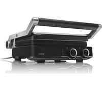 ETA Kontaktgrill Grilchef: Parrilla de contacto, bandeja recogegocinas, 2000 W, antiadherente, placas con control de temperatura independiente, 160-220°C, 5 niveles, mango aislado, acero inoxidable