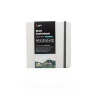 Etchr Cuaderno de bocetos cuadrado de 6 pulgadas, tapa dura, 100% algodón, 6 x 6 pulgadas, 52 páginas