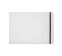 ETCHR Cuadernos de Dibujo A4, 52 Páginas (26 Hojas) 100% Algodón Prensado en Caliente Papel Grueso Blanco para Bocetos Apaisado, Libro de Bocetos Ideal para Artistas y Aficionados