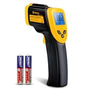 Etekcity Termómetro infrarrojo de -50 hasta +610 °C, pirómetro digital IR sin contacto, medidor de temperatura, iluminación LCD (no para personas) para cocinar/horno de pizza/congelador/industria