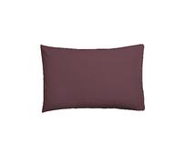 ETHERE MAISON Funda de Almohada Granate 45x155 cm. Algodón 200 Hilos.