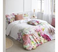 ETHERE MAISON - Funda nórdica Peony, algodón 200 hilos. Cierre con botones. Multicolor cama 150 cm - 240x220 cm