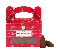 ETHNICITI Satya - Conos de incienso genuinos de Nag Champa, 24 conos, 1 paquete (sangre de dragón)