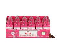 ETHNICITI Satya Genuino Nag Champa Conos de Incienso - 24 Conos 1 Pack (Rosa)