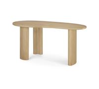 Ethnicraft Escritorio Boomerang Roble lacado. 160×83×76 cm