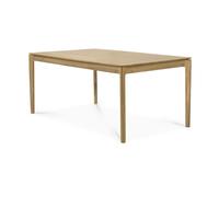 Ethnicraft Mesa de comedor extensible Bok Roble lacado. 90x160/240 cm