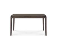 Ethnicraft Mesa de comedor extensible Bok Roble lacado en color marrón. 90x140/220 cm