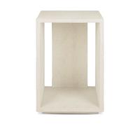Ethnicraft Mesita de noche Elements Off white. 32×47 cm