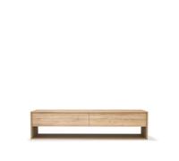 Ethnicraft Mueble TV Nordic Roble encerado 1 puerta 1 cajón 180