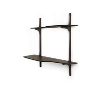 Ethnicraft PI escritorio de pared Madera de caoba dark brown. 140x48 cm