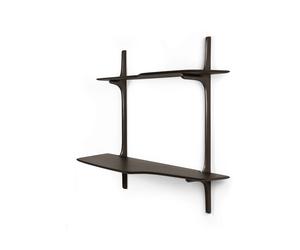 Ethnicraft PI escritorio de pared Madera de caoba dark brown. 140x48 cm