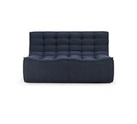 Ethnicraft Sofá de 2 plazas N701 Graphite Eco