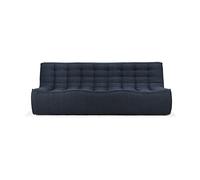 Ethnicraft Sofá de 3 plazas N701 Graphite Eco