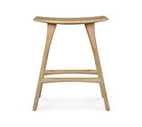 Ethnicraft Taburete alto Osso Counter 67 cm Roble con aceite duro encerado