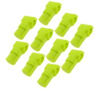 Etiqueta de seguridad para ganchos slatwall o varillas de gafas compatible con etiqueta EAS RF 8.2MHz 10-pack verde 10mm - PrimeMatik