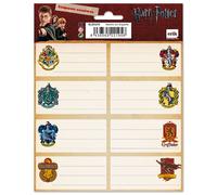 Etiquetas adhesivas harry potter escudos - pegatinas libro nombres/pac