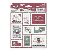 Etiquetas adhesivas navidad, snoopy - etiquetas regalo navidad - pegat