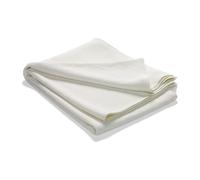 Etol Design Colcha de cama Stripe algodón lavado a la piedra 260x260 Offwhite