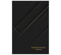 ETONY & ETANY Minimalist Lined Notebook A5: Clean & Simple Journal for Daily Notes, Writing, Planning, and Productivity