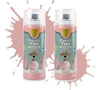 Etrexonline Pintura en Spray Ultra Mate a la Tiza, Chalk Paint Spray, Ideal para Metal,Madera y Cerámica, Acabado de Estilo Vintage - Colores Rosa Peonia (400ml, 2 Unidades)
