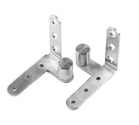 ETUCYNG Bisagra Giratoria Para Puertas,Bisagra Pivote Para Puerta De Hogar 2 Piezas - Rotación 270 Grados Accesorios De Eje Oscilante En Acero Inoxidable,Herramientas para Muebles de Cocina Librería