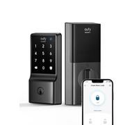 eufy Security C210(E110) Smart Lock, 5 en 1 Keyless Entry Door Lock, Built-in WiFi Deadbolt, BHMA Cert., Fácil Instalación, Control Remoto por App