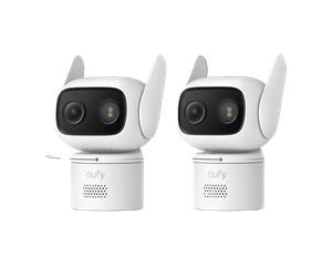 eufy Security C31 Cámara de vigilancia WiFi Exterior e Interior (Pack de 2)
