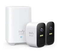 Eufy Security eufyCam 2C. Camara vigilancia WiFi Exterior. Camara de vigilancia Exterior.180 días de duración de la batería. HD 1080p. nessun Costo mensile. Conjunto de Dos cámaras