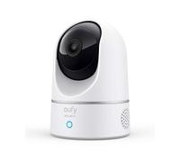 eufy Security IndoorCam E220 Camara vigilancia WiFi Interior, 2K Pan & Tilt, Reconocimiento de Personas, con Asistente de Voz, Sensor de Movimiento, sin Tarifa mensual, No se Requiere HomeBase