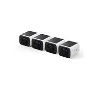 eufy Security S220 SoloCam Paquete de 4 cámaras, carga solar, cámara inalámbrica para exteriores, alimentación continua, resolución 2K, 8 GB integrado, claridad diurna y nocturna, Wi-Fi de 2.4 GHz