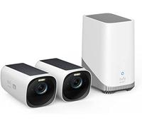 eufy Security S330 eufyCam 3 - Kit de cámara de Seguridad para Exteriores inalámbrica, cámara 4K con Panel Solar Integrado, energía eterna, reconocimiento Facial AI, Almacenamiento Local expandible